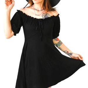 FoxBlood Gretel Babydoll Goth dress, gothic dress, alternative dress